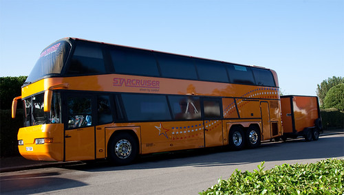 The Future Boy tour bus