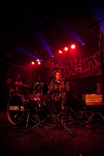 Timmy drumming at the O2 Academy, Oxford