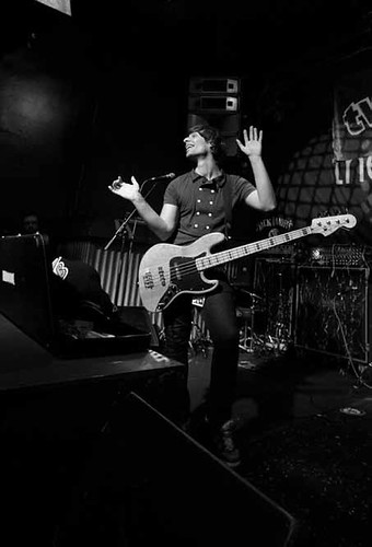 Ricky posing during sound check