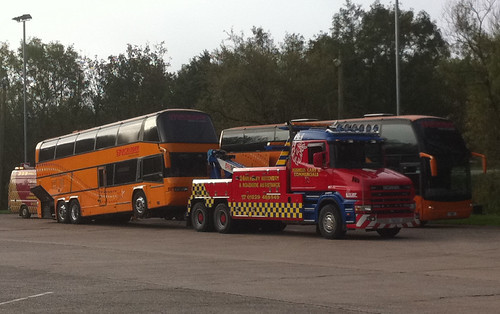 The Future Boy bus ready to be towed away