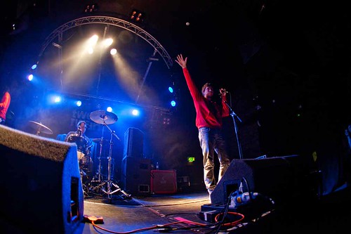 James Greeting the Crowd - The Garage, Glasgow
