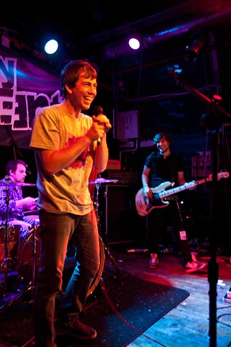 Future Boy having fun during the performance